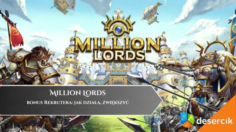 Million Lords &ndash; bonus Rekrutera: jak działa, zwiększyć