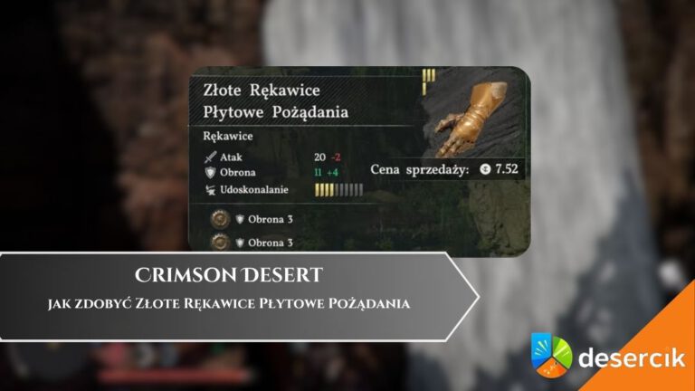Crimson Desert &ndash; jak zdobyć Złote Rękawice Płytowe Pożądania