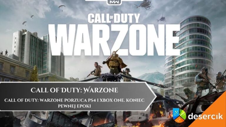 Call of Duty: Warzone porzuca PS4 i Xbox One. Koniec pewnej epoki