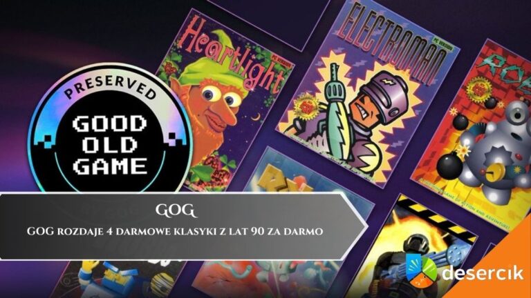 GOG rozdaje 4 darmowe klasyki z lat 90 za darmo