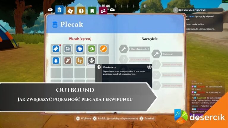 Outbound &ndash; Jak zwiększyć pojemność plecaka i ekwipunku