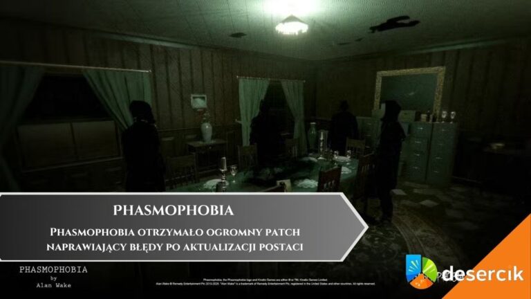 Phasmophobia otrzymało ogromny patch naprawiający błędy po aktualizacji postaci