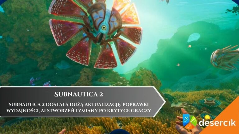 Subnautica 2 dostała dużą aktualizację. Poprawki wydajności, AI stworzeń i zmiany po krytyce graczy