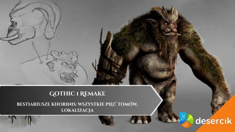 Gothic 1 Remake – Bestiariusze Khorinis: wszystkie pięć tomów, lokalizacja