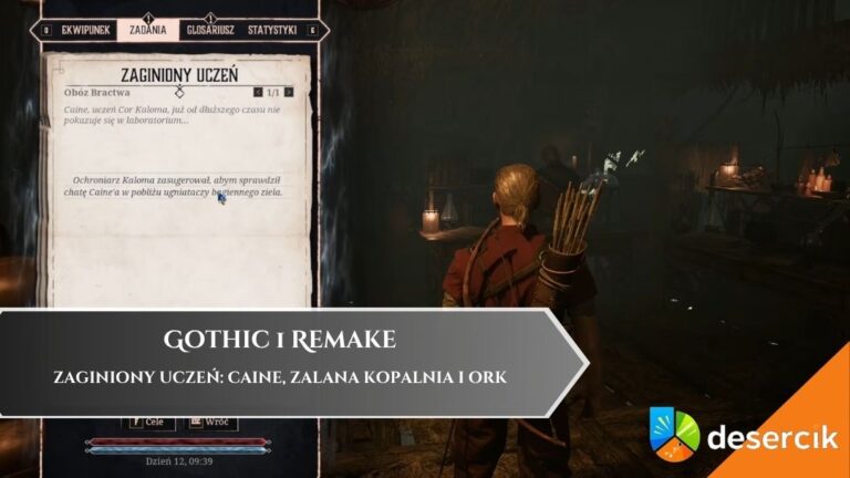 Gothic 1 Remake &ndash; Zaginiony uczeń: Caine, Zalana Kopalnia i ork