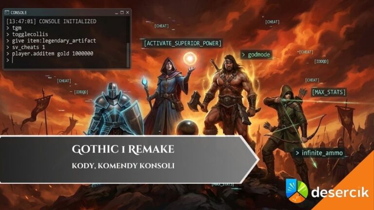 Gothic 1 Remake &ndash; kody, komendy konsoli