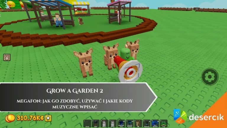 Grow a Garden 2 – Megafon: jak go zdobyć, używać i jakie kody muzyczne wpisać