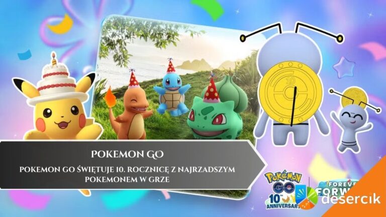 Pokemon GO świętuje 10. rocznicę z najrzadszym pokemonem w grze