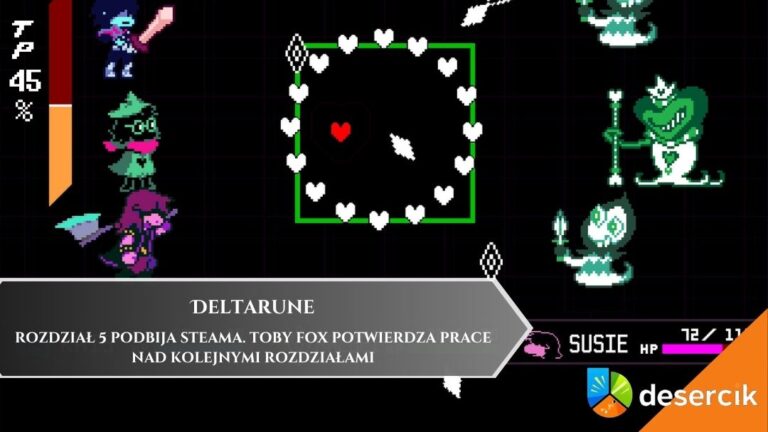 Deltarune – Rozdział 5 podbija Steama. Toby Fox potwierdza prace nad kolejnymi rozdziałami