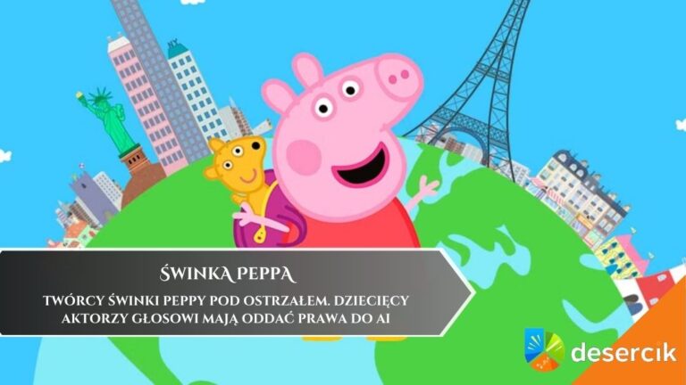 Twórcy Świnki Peppy pod ostrzałem. Dziecięcy aktorzy głosowi mają oddać prawa do AI