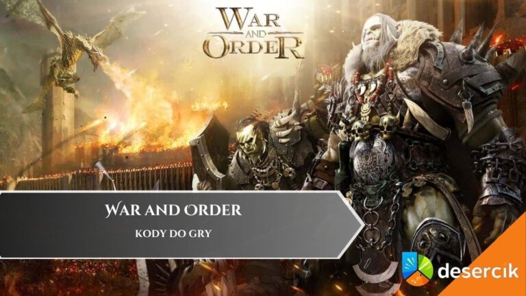 War and Order &ndash; kody do gry