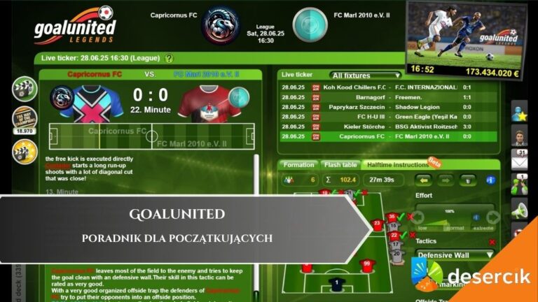 Goalunited – poradnik dla początkujących