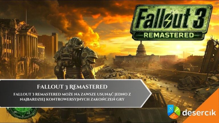 Fallout 3 Remastered może na zawsze usunąć jedno z najbardziej kontrowersyjnych zakończeń gry