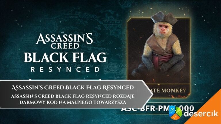 Assassin&rsquo;s Creed Black Flag Resynced rozdaje darmowy kod na małpiego towarzysza