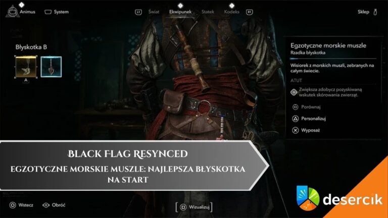 AC Black Flag Resynced – Egzotyczne Morskie Muszle: najlepsza błyskotka na start