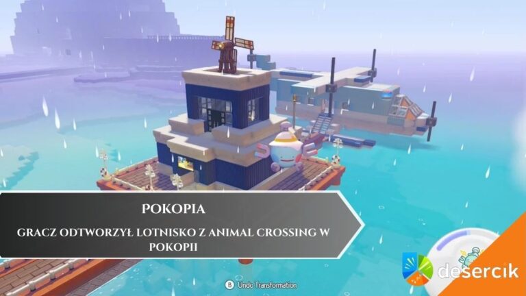 Gracz odtworzył lotnisko z Animal Crossing w Pokopii