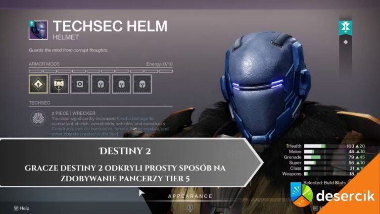 Gracze Destiny 2 odkryli prosty sposób na zdobywanie pancerzy Tier 5