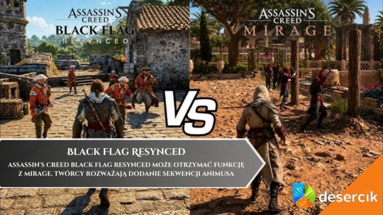 Assassin&rsquo;s Creed Black Flag Resynced może otrzymać funkcję z Mirage. Tw&oacute;rcy rozważają dodanie Sekwencji Animusa