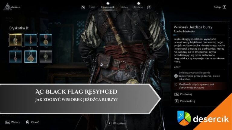 AC Black Flag Resynced – jak zdobyć Wisiorek Jeźdźca Burzy?